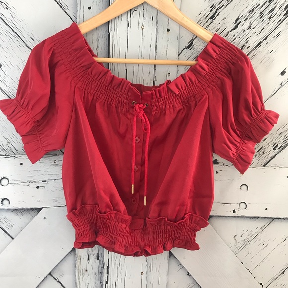 Romeo & Juliet Front-Tie Blouse (S) - Picture 6 of 8